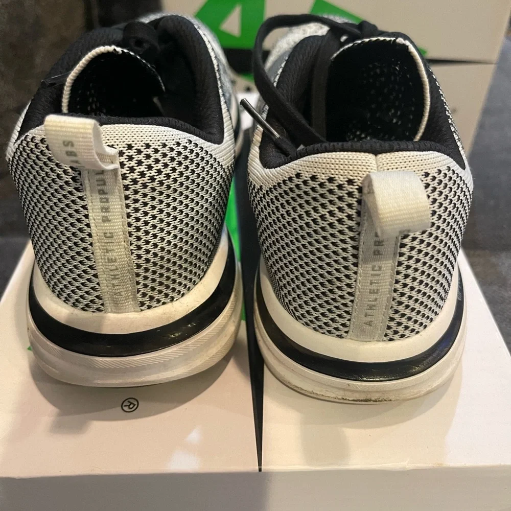 Black and white women’s APL sneakers - Picture 2 of 6